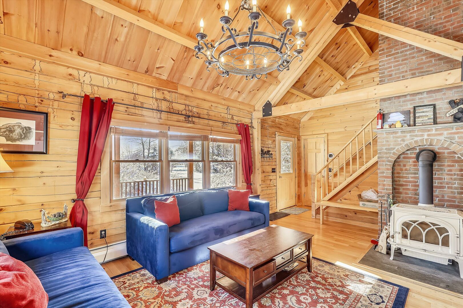 living room with couches